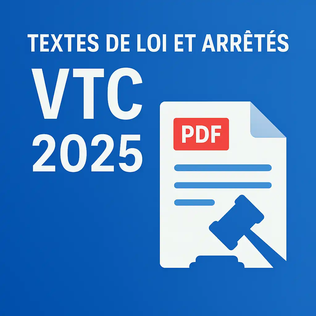 Textes de loi et arrêtés VTC 2025 : les dernières mises à jour officielles à connaître