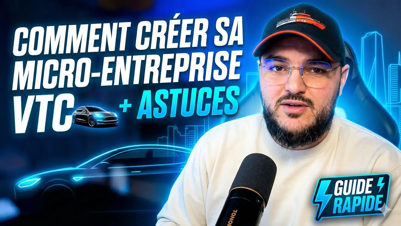 Créer sa micro-entreprise VTC en 2026